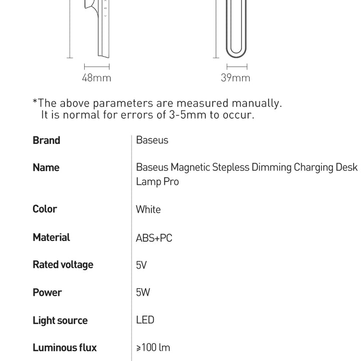 Baseus Magnetic Desk Lamp LAD