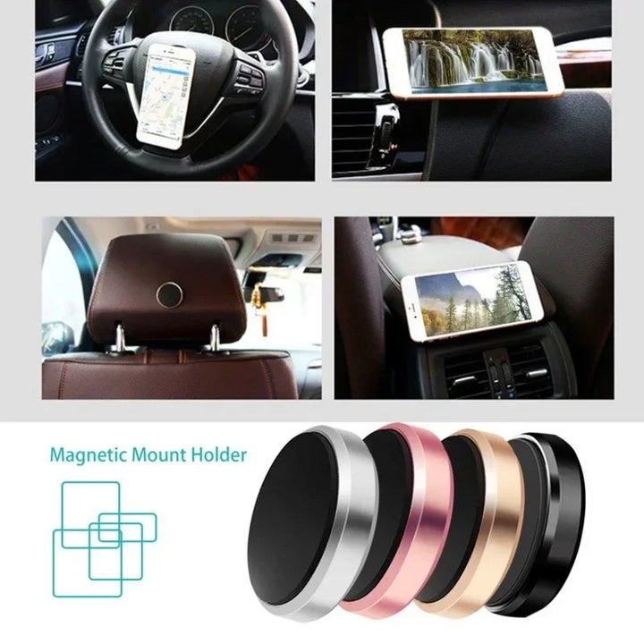 Universal magnetic holder for cell phones