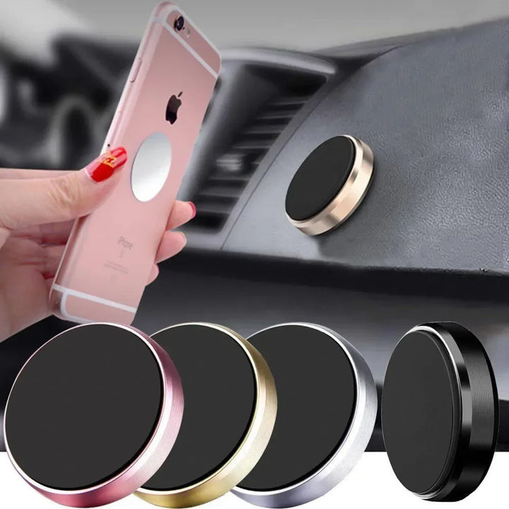 Universal magnetic holder for cell phones