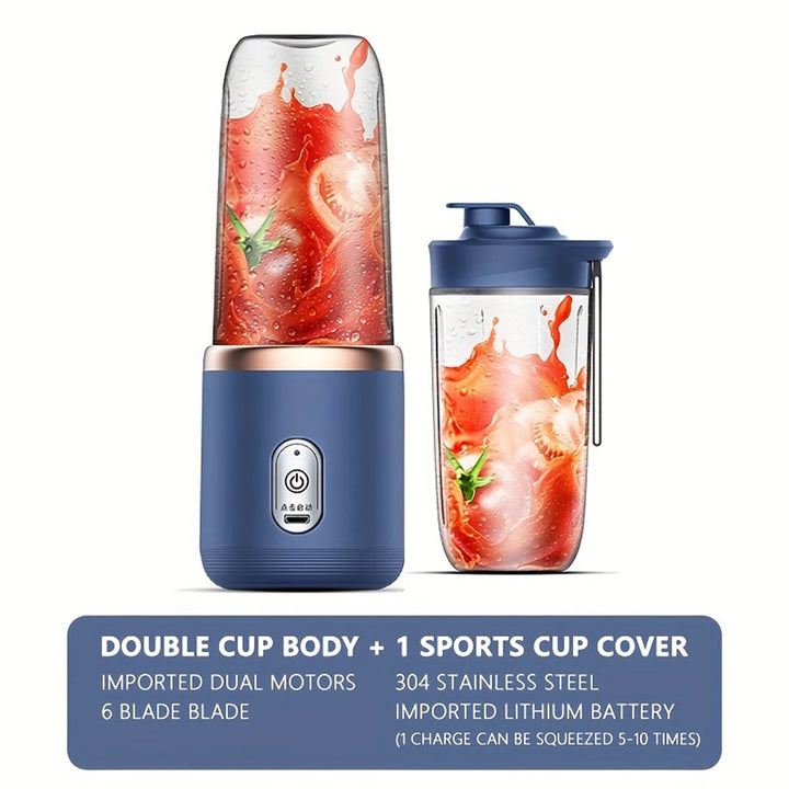 Double Cup Multifunction Usb Fruit Mixers