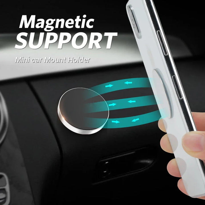 Universal magnetic holder for cell phones