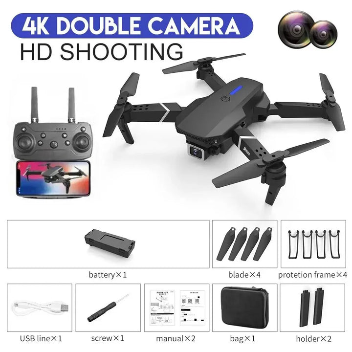 Drone 4k 1080P wide angle HD câmera foldable